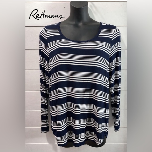 Reitmans Sweaters - NWT Reitmans stripped sweater size XXL